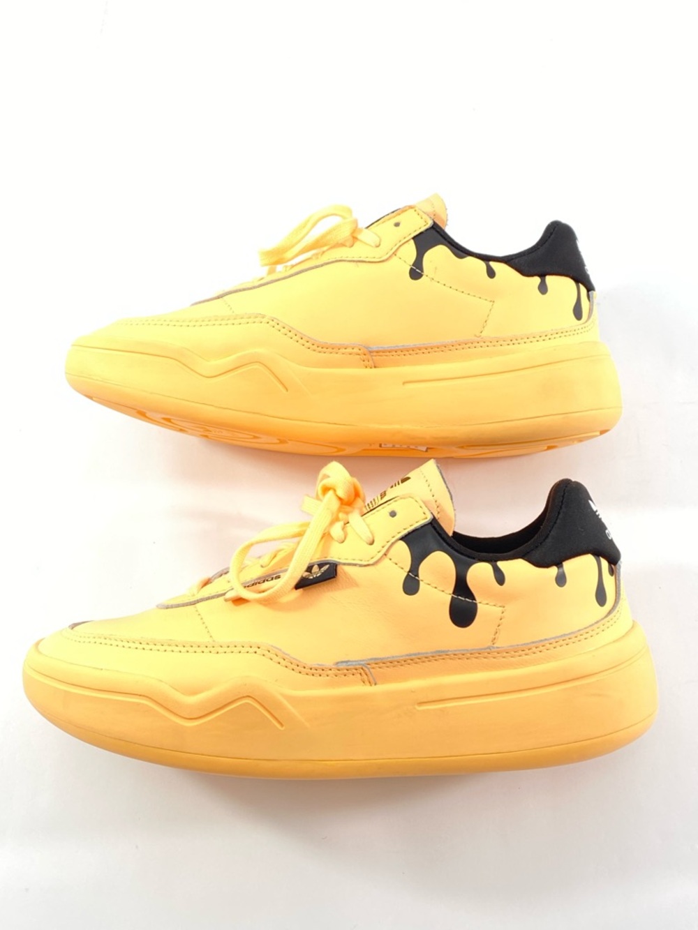 Adidas HearCourt Paint Drip Sneakers Shoes Acid Orange Women’s Size:7.5 NEW